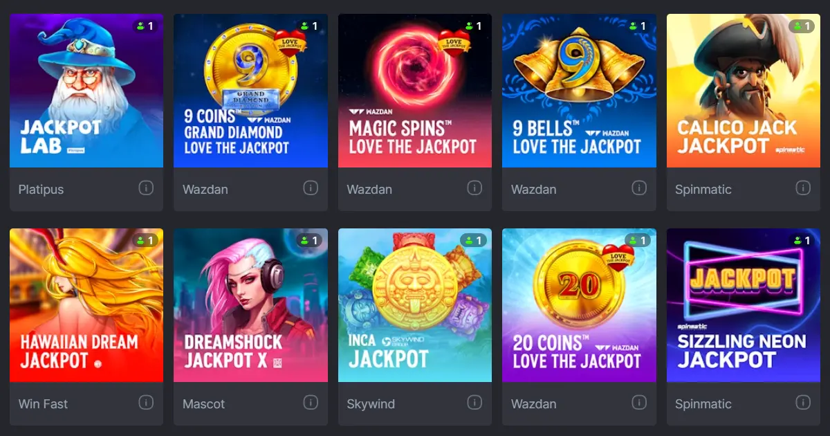 BC Games Progressive Jackpots