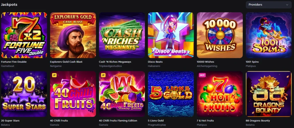 Jackpot slots skycrown